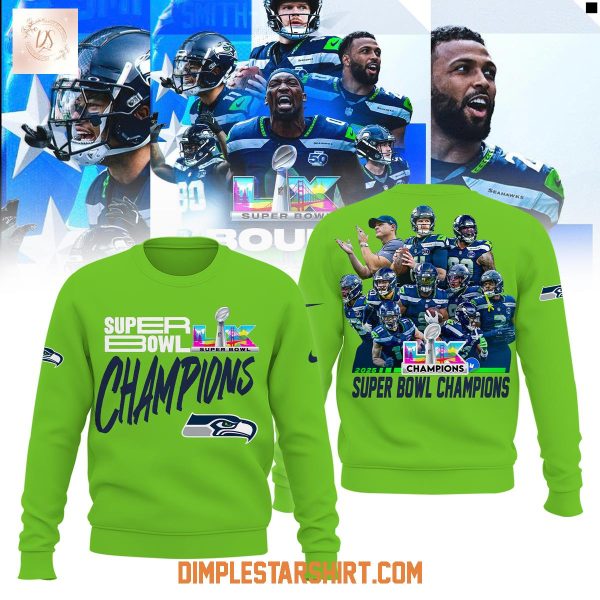Seattle Seahawks Super Bowl LX Champions 2026 Hoodie T Shirt