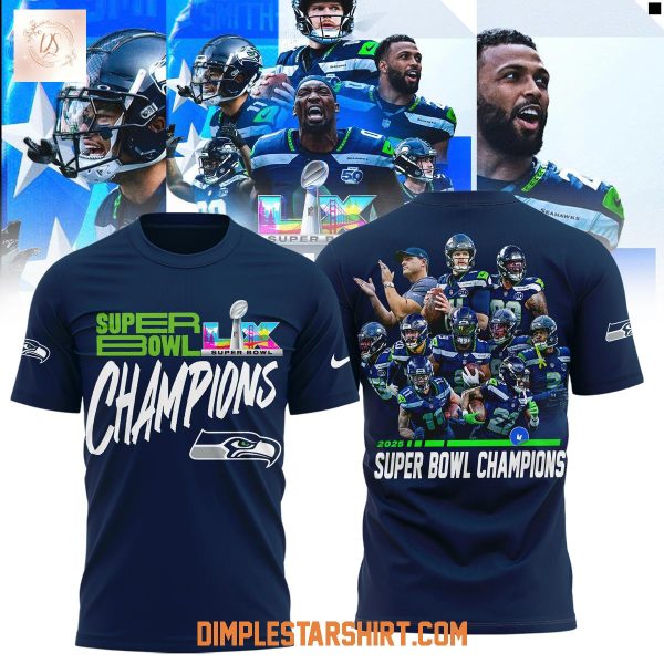 Seattle Seahawks Super Bowl LX Champions 2026 Hoodie T Shirt