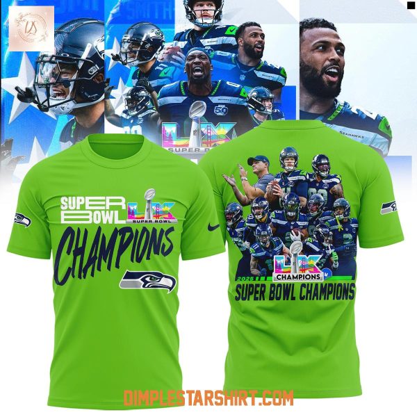Seattle Seahawks Super Bowl LX Champions 2026 Hoodie T Shirt