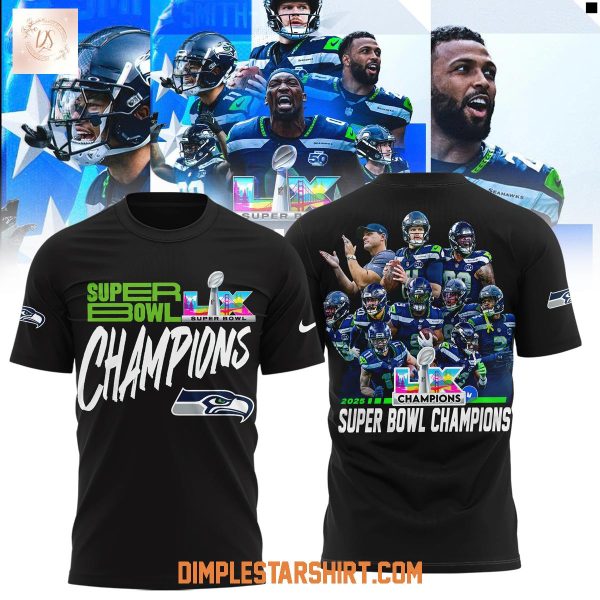 Seattle Seahawks Super Bowl LX Champions 2026 Hoodie T Shirt