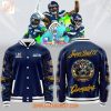 Seattle Seahawks x Mickey Mouse Super Bowl LX Champions Baseball Jacket Seattle Seahawks x Mickey Mouse Super Bowl LX Champions Baseball Jacket