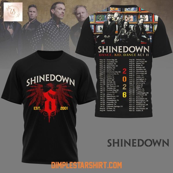 Shinedown Dance Kid Dance Act T Shirt