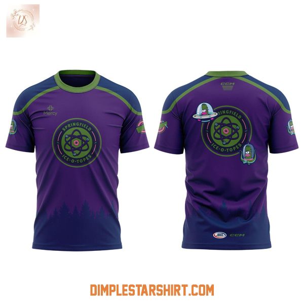 Springfield Thunderbirds Cartoon Ice O Topes Night Hoodie T Shirt