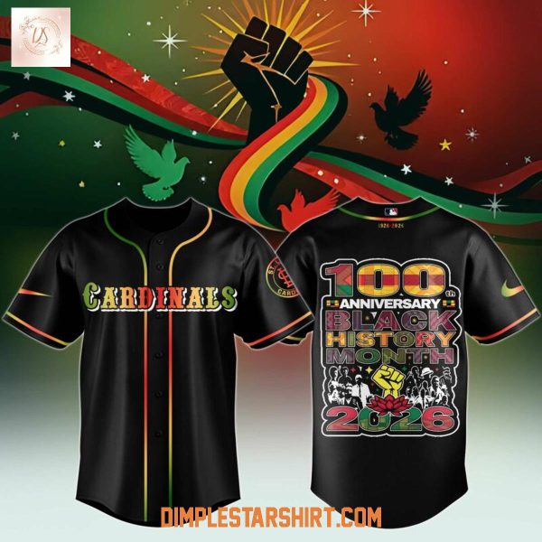 St.Louis Cardinals x Black History Month 100th Anniversary 2026 Jersey
