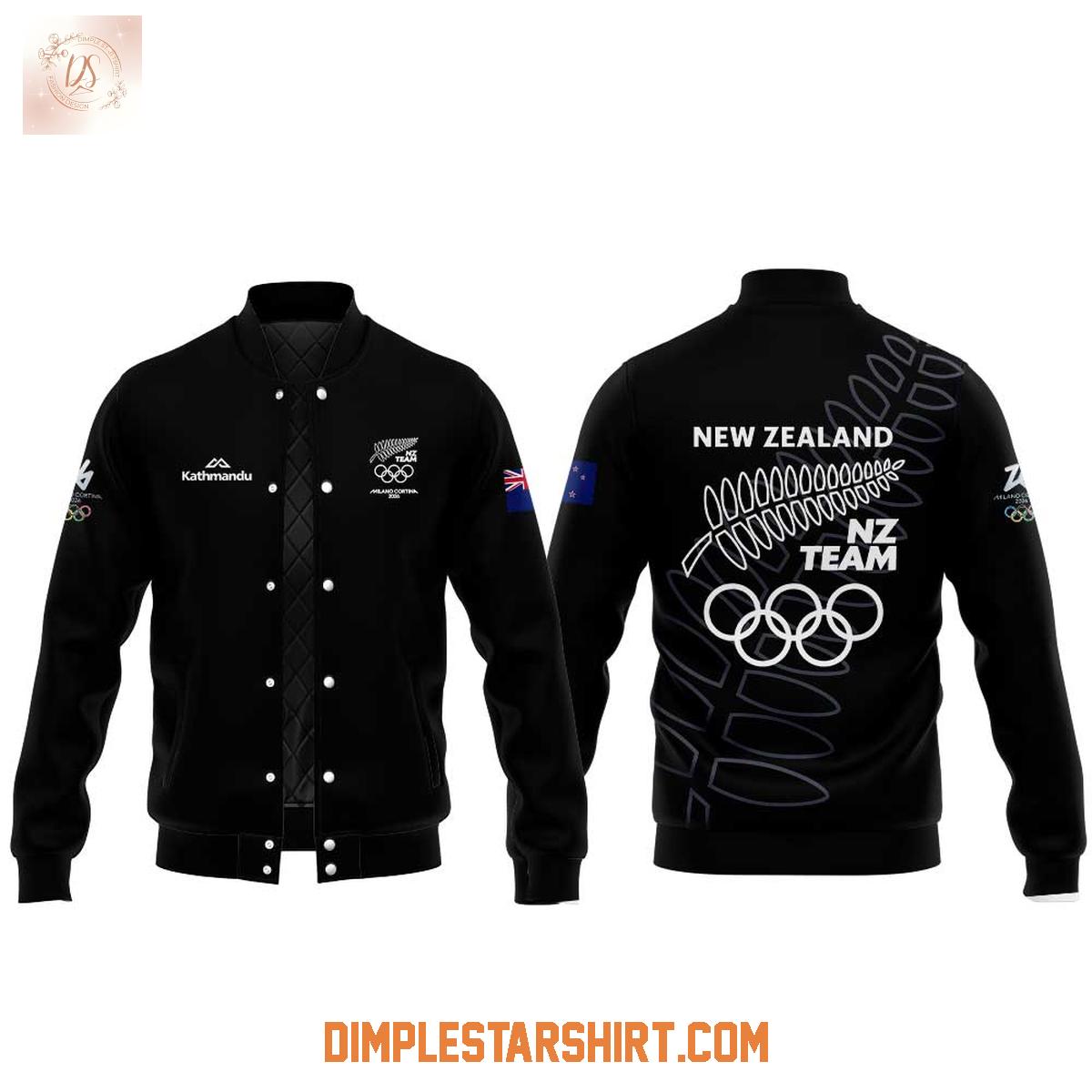 Team New Zealand 2026 Olympic Milano Cortina Jacket Team New Zealand 2026 Olympic Milano Cortina Jacket