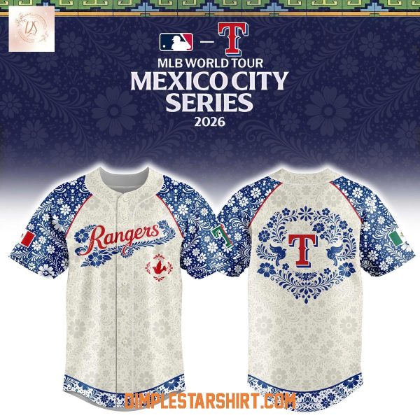 Texas Rangers x MLB World Tour Mexico City Series 2026 Jersey