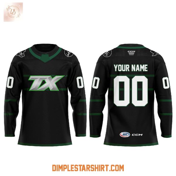 Texas Stars Dark Mode TX Hockey Jersey