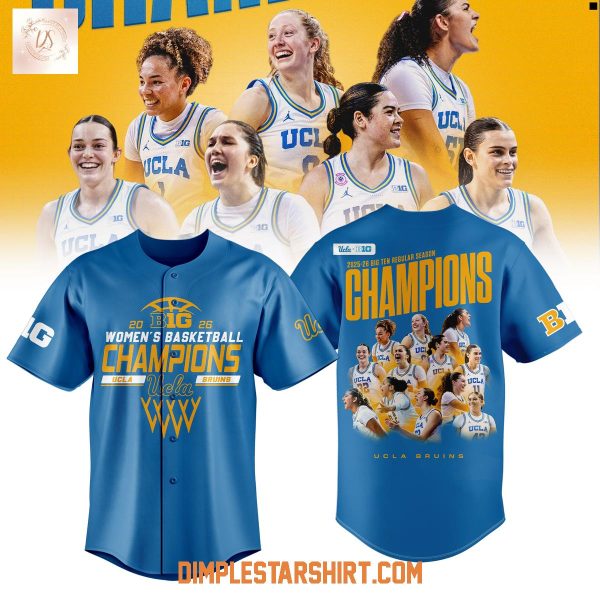 UCLA Bruins 2026 Big Ten Women’s Basketball Champions Jersey