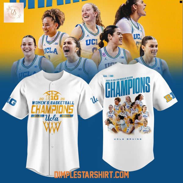 UCLA Bruins 2026 Big Ten Womens Basketball Champions Jersey
