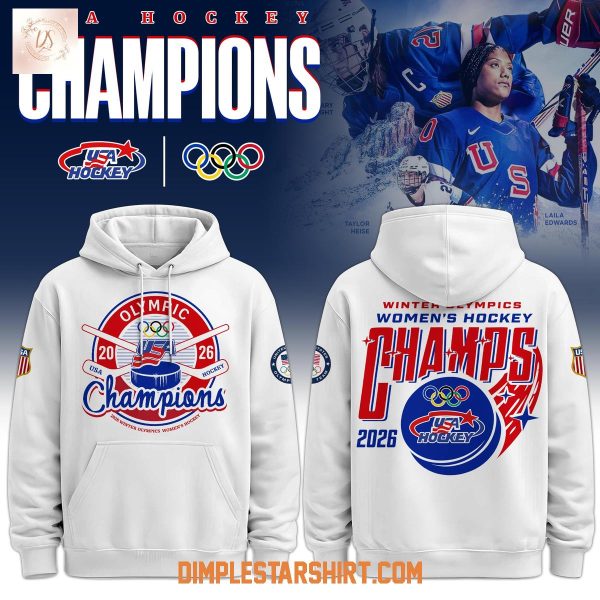 USA Hockey 2026 Womens Olympic Winter Champions Hoodie T Shirt