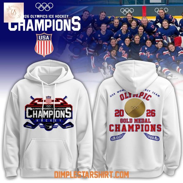 USA Women's National Ice Hockey Winter Olympic Gold 2026 Hoodie T Shirt