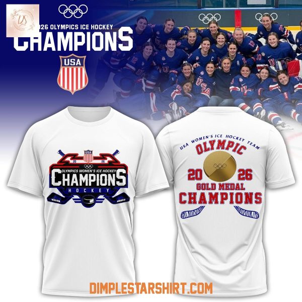 USA Women's National Ice Hockey Winter Olympic Gold 2026 Hoodie T Shirt