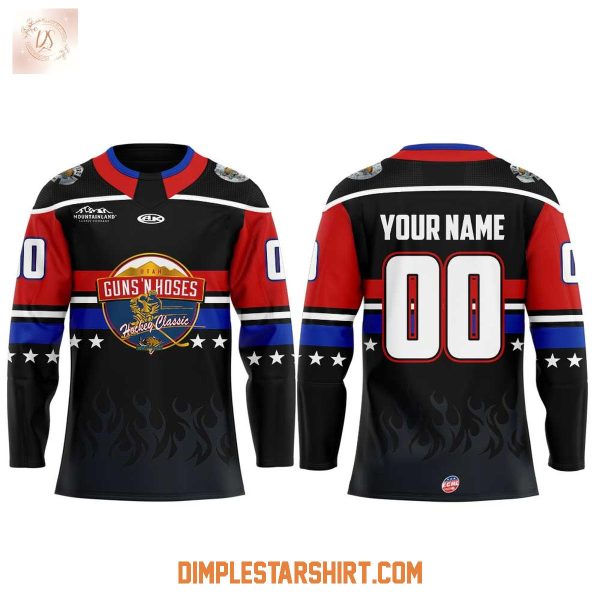 Utah Grizzlies Guns N’ Hoses Hockey Jersey
