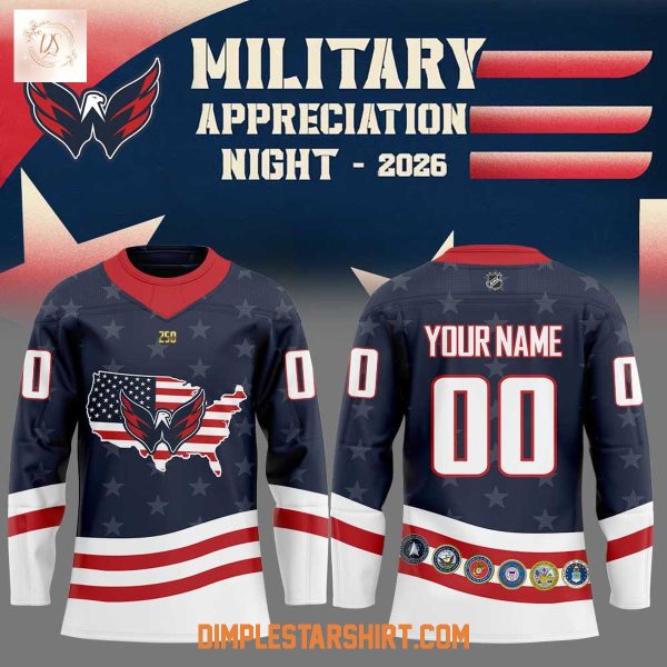 Washington Capitals Military Appreciation Night 2026 Hockey Jersey