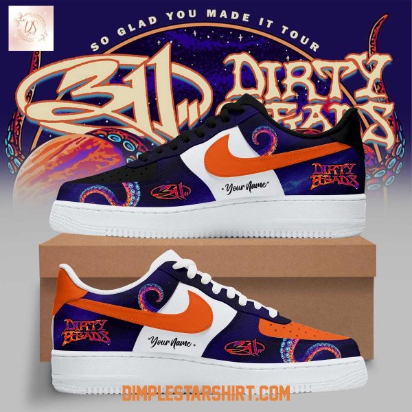 311 x Dirty Heads So Glad You Made It Tour Air Force 1 Shoes