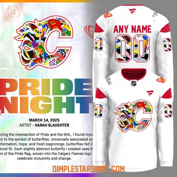 Calgary Flames Pride Night New Edition Hockey Jersey
