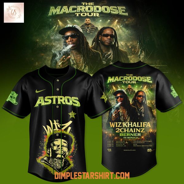 Houston Astros x Wiz Khalifa The Macrodose Tour Jersey