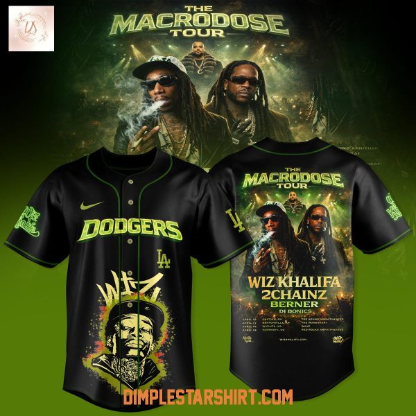 Los Angeles Dodgers x Wiz Khalifa The Macrodose Tour Jersey