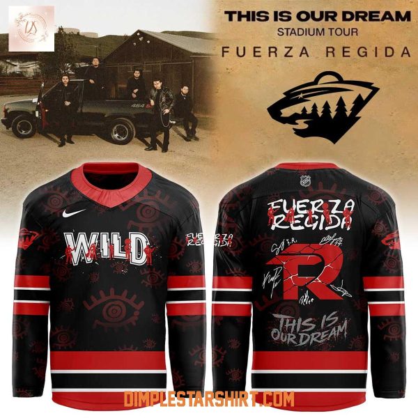Minnesota Wild x Fuerza Regida This Is Our Dream Stadium Tour 2026 Hockey Jersey