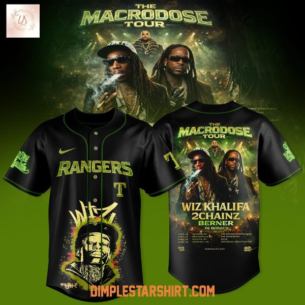 Texas Rangers x Wiz Khalifa The Macrodose Tour Jersey