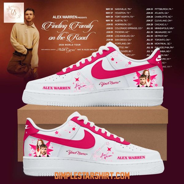 Alex Warren Finding Family On The Road Tour 2026 Air Force 1 Shoes