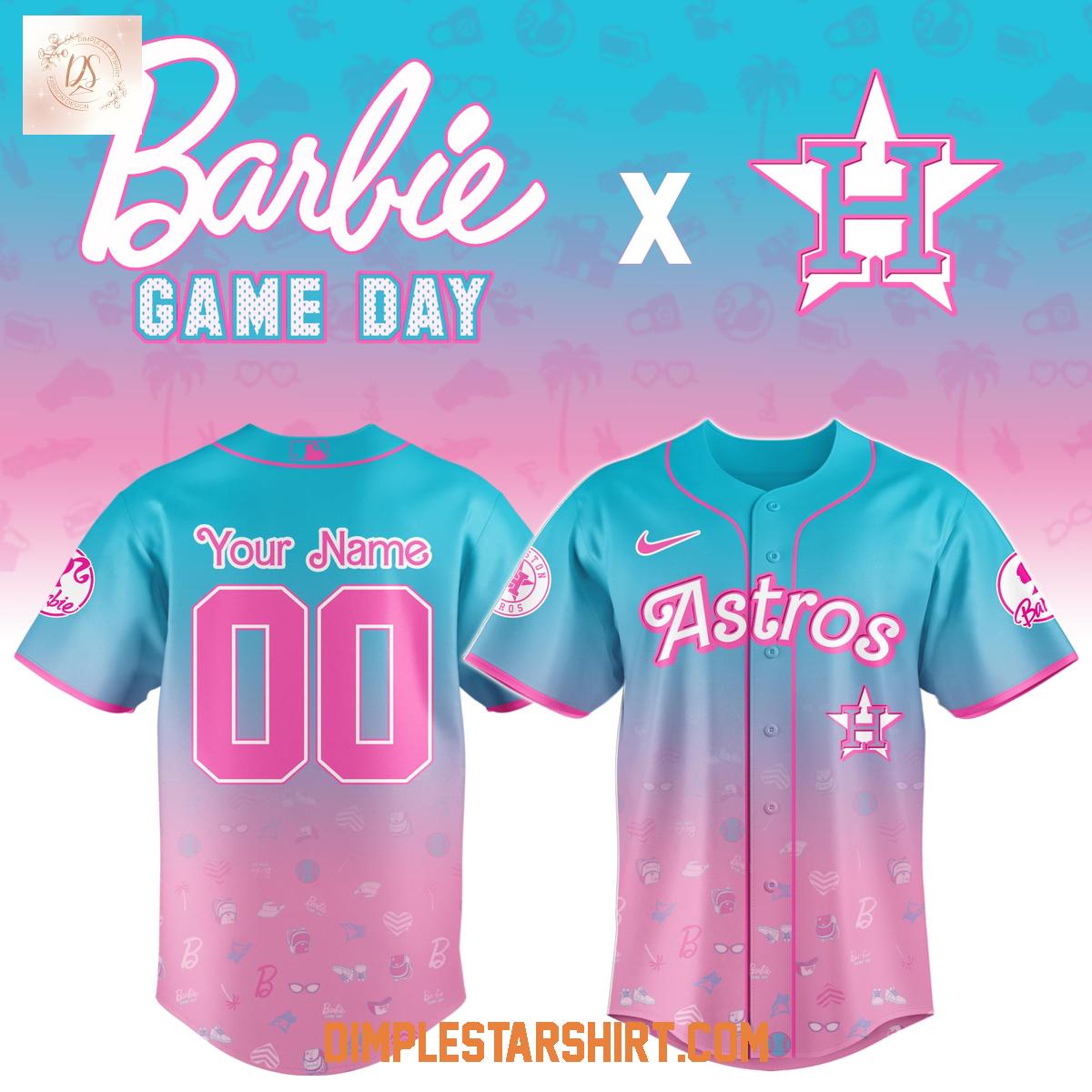 Barbie Game Day x Houston Astros Jersey Barbie Game Day x Houston Astros Jersey