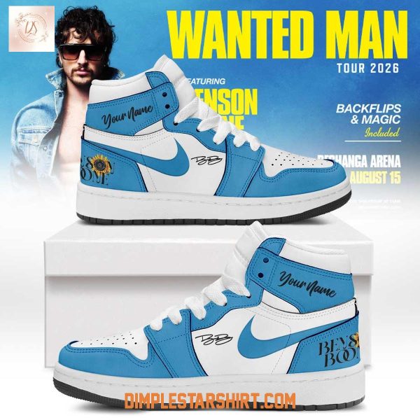 Benson Boone Wanted Man Tour 2026 Air Jordan 1 Shoes