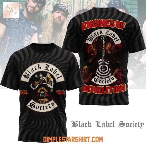 Black Label Society Engines Of Demolition T-Shirt