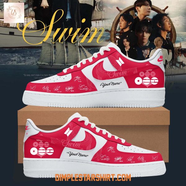 BTS Swim Arirang Album Mixed Air Force 1 Shoes