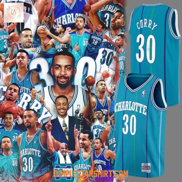 Charlotte Hornets Dell Curry Legend Basketball Jersey