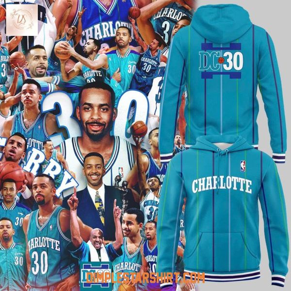 Charlotte Hornets Dell Curry Legend Hoodie T Shirt