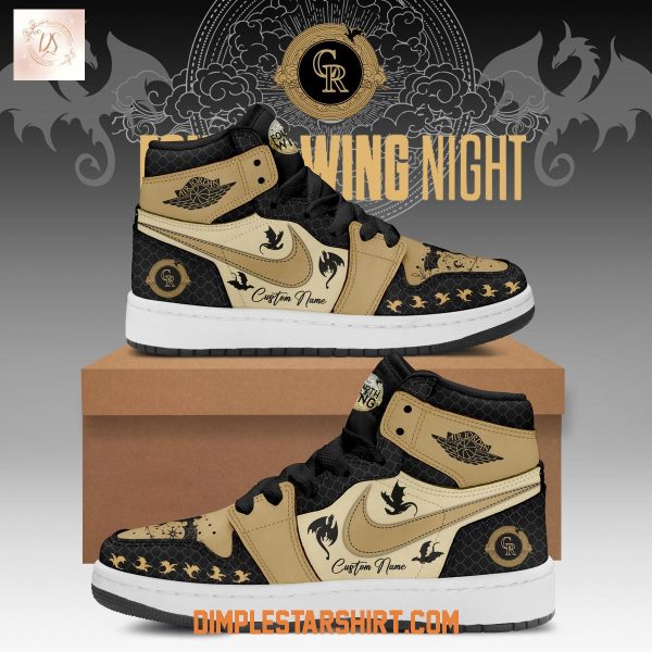 Colorado Rockies x Fourth Wing Night 2026 Air Jordan 1 Shoes