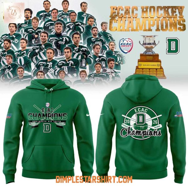 Dartmouth Men’s Hockey ECAC Hockey Champions 2026 Hoodie t-Shirt
