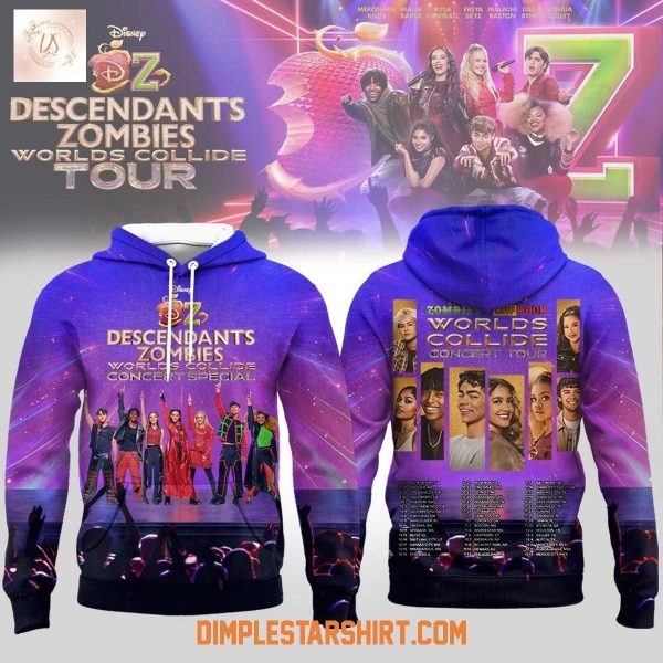 Descendants Zombies Worlds Collide Concert Tour Hoodie T Shirt