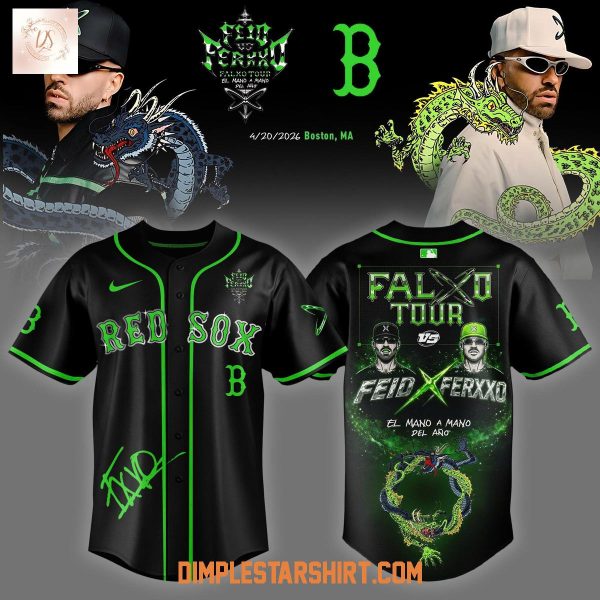 Feid vs Ferxxo Falxo Tour x Boston Red Sox 2026 Jersey