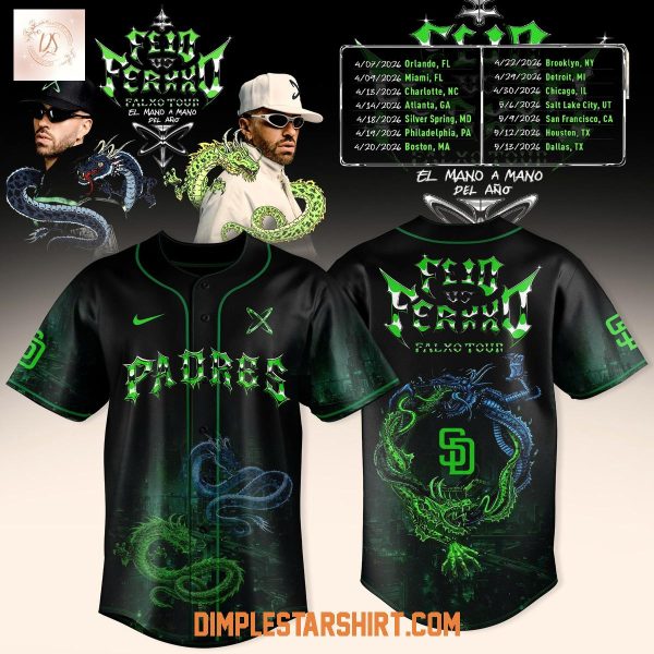 Feid vs Ferxxo Falxo Tour x San Diego Padres 2026 Jersey