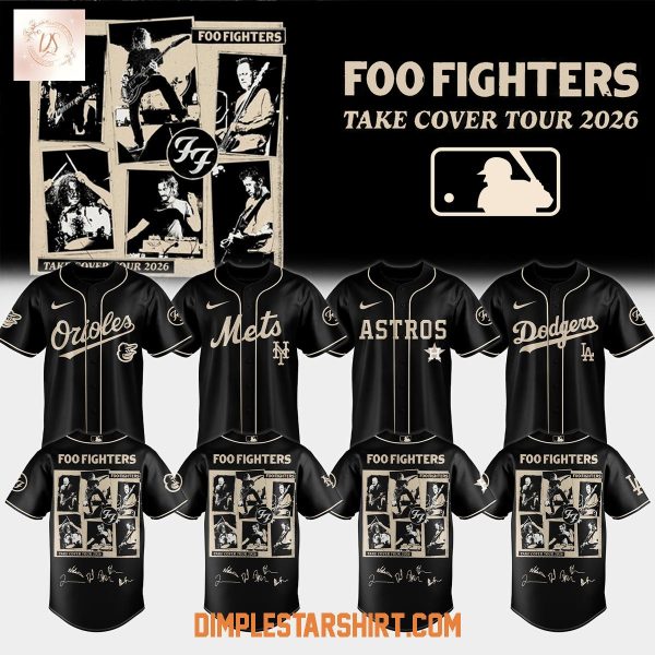 Foo Fighters Take Cover Tour 2026 x All Team MLB Jersey