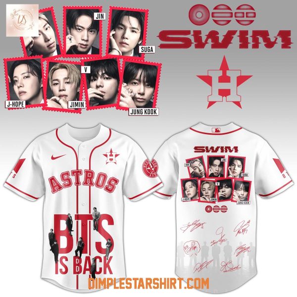 Houston Astros Celebrate BTS Is Back Swim Jersey