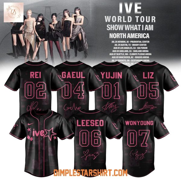 IVE World Tour Show What I Am Tour 2026 Jersey