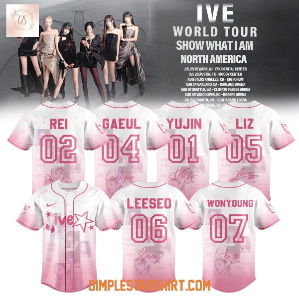 IVE World Tour Show What I Am Tour 2026 Jersey