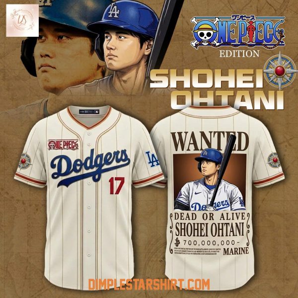 LA Dodgers Ohtani x One Piece Bounty Hunter Crossover Jersey