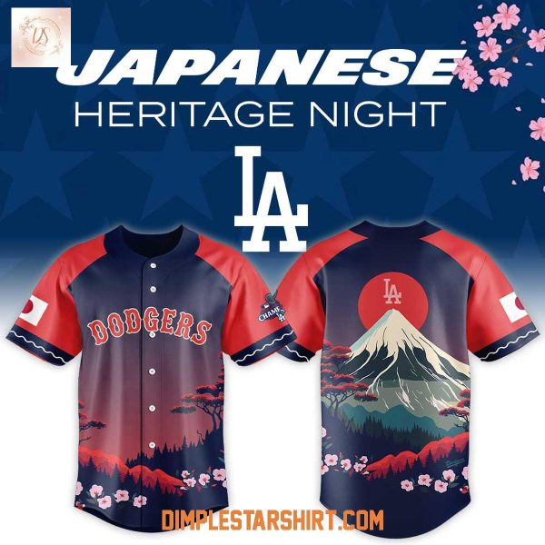 Los Angeles Dodgers Japanese Heritage Night 2026 Jersey