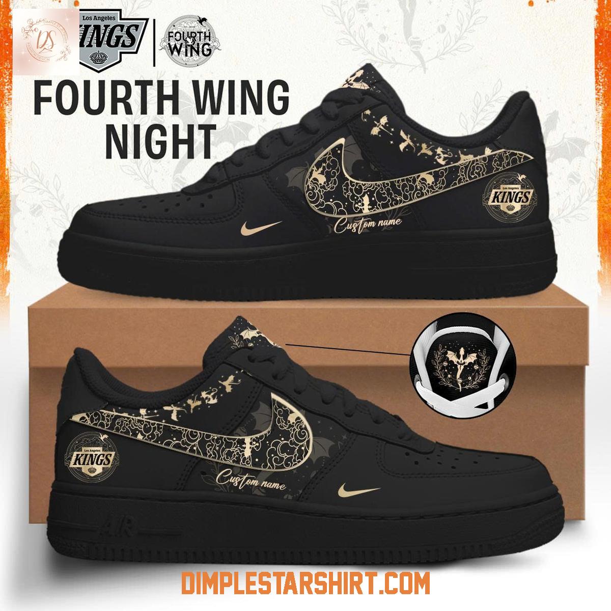 Los Angeles Kings Fourth Wing Night Air Force 1 Shoes Los Angeles Kings Fourth Wing Night Air Force 1 Shoes