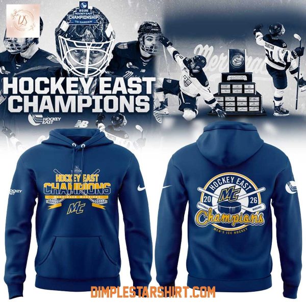 Merrimack Mens Ice Hockey East Champions 2026 Hoodie T Shirt