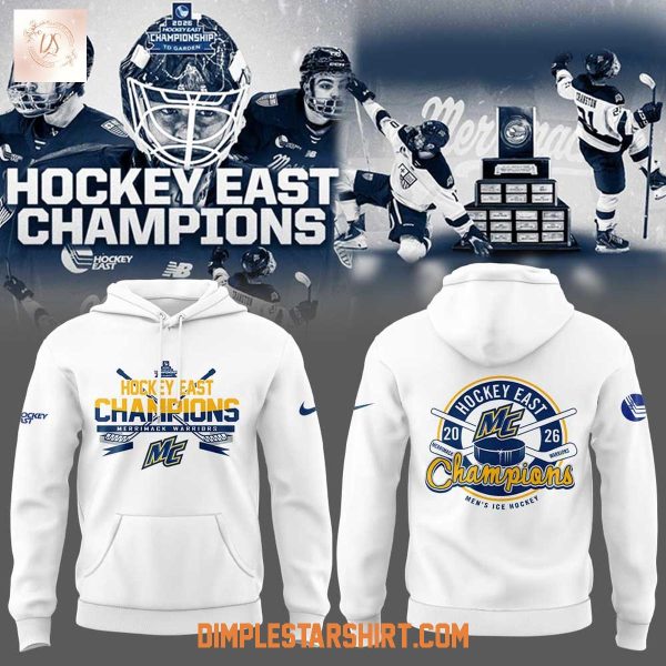 Merrimack Mens Ice Hockey East Champions 2026 Hoodie T Shirt