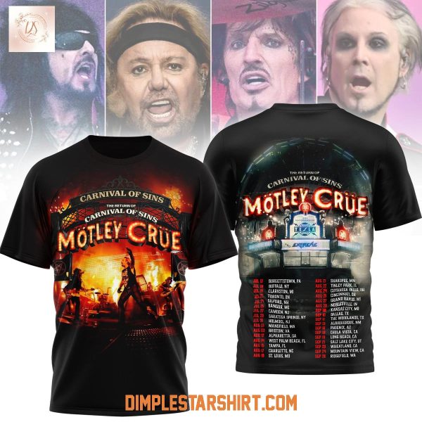Motley Crue Carnival Of Sins T Shirt