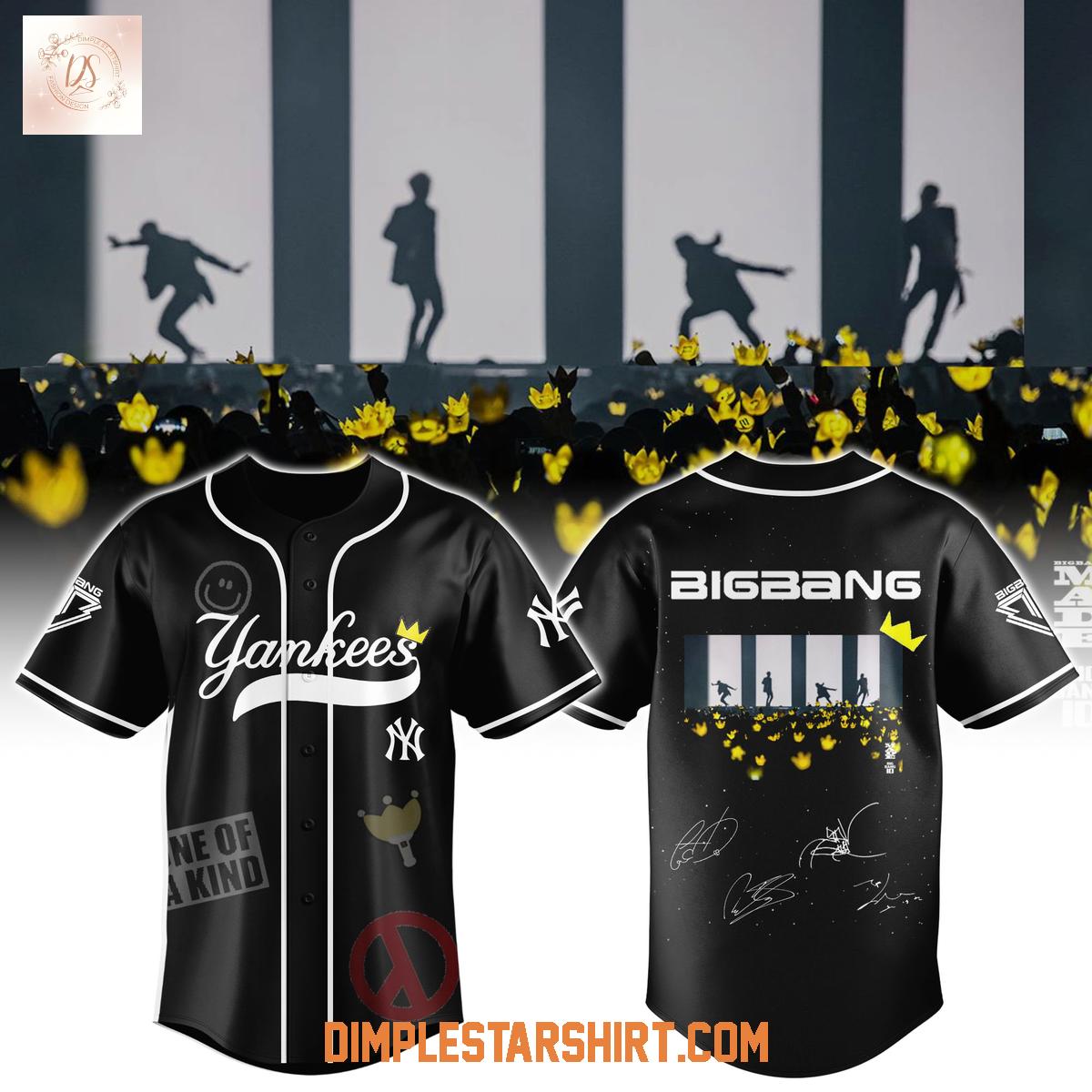 New York Yankees x BigBang The World Tour 2026 Jersey New York Yankees x BigBang The World Tour 2026 Jersey