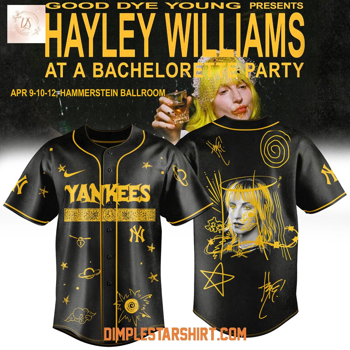 New York Yankees x Hayley Williams 2026 North America Tour Jersey New York Yankees x Hayley Williams 2026 North America Tour Jersey