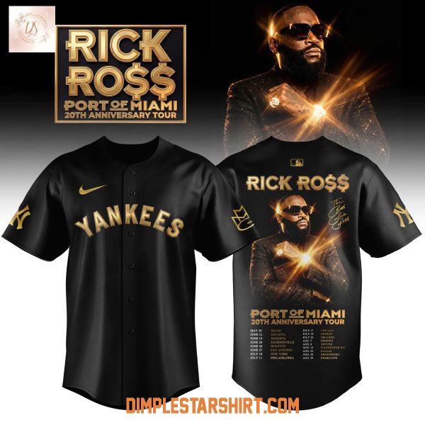 New York Yankees x Rick Ro$$ 20th Anniversary Tour 2026 Jersey