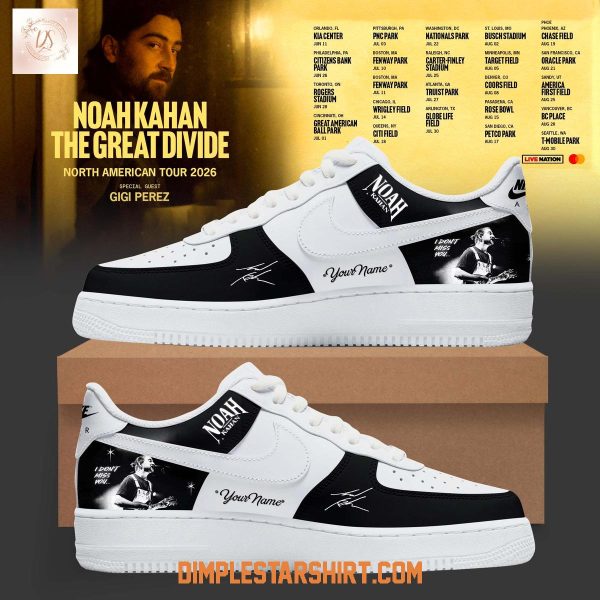Noah Kahan The Great Divide Tour 2026 Air Force 1 Shoes